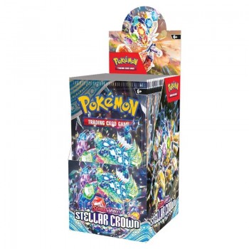 Pokemon Scarlet & Violet: Stellar Crown Half Booster Box papildymas (anglų k.)